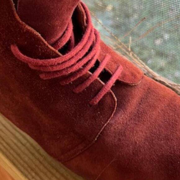 Suede Booties Italian Vintage - Picture 8 of 12